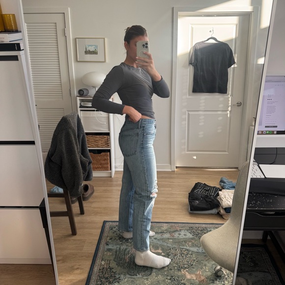 Madewell The Dad Jean distressed - Picture 9 of 10